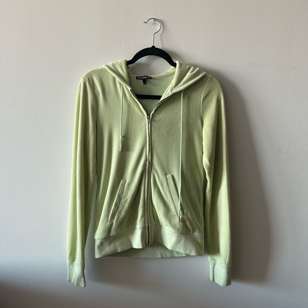 Vintage Y2K Juicy Couture Velour Zip-up